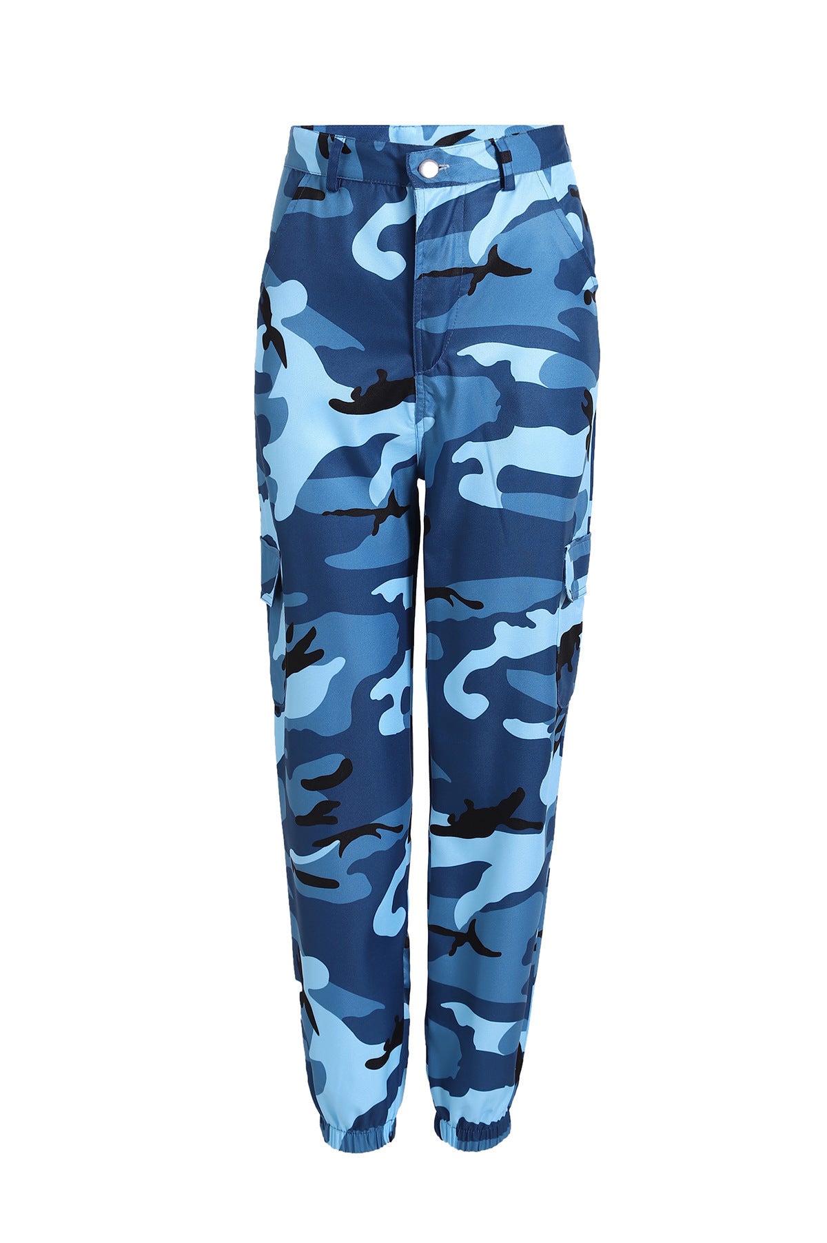Pantalón de mezclilla de camuflaje para mujer
