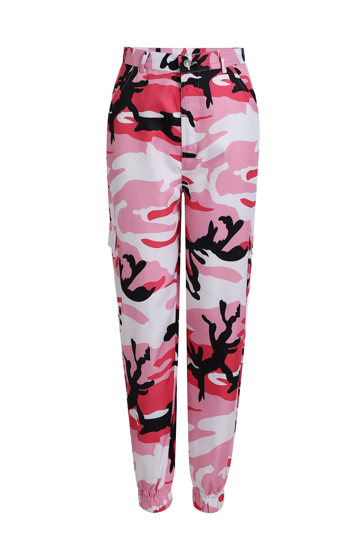 Pantalón de mezclilla de camuflaje para mujer
