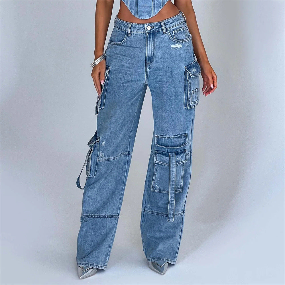 Conjunto de mezclilla para mujer