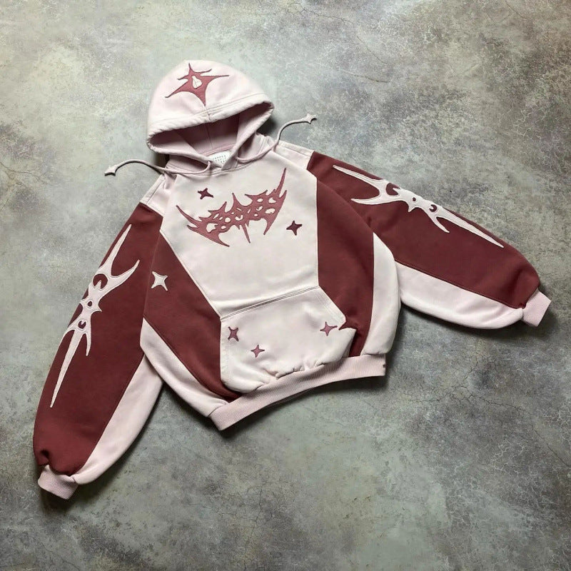 Sudadera con capucha y estampado