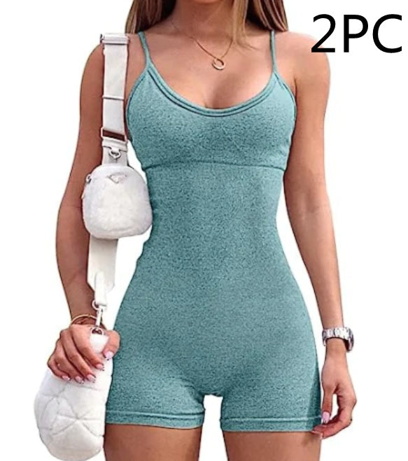 Body deportivo corto para mujer