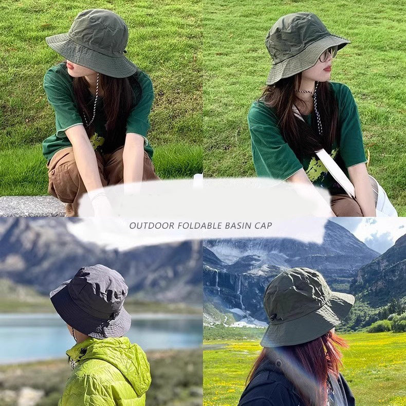 Sombrero de pescador plegable de verano para mujer y hombre