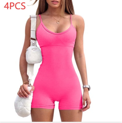 Body deportivo corto para mujer