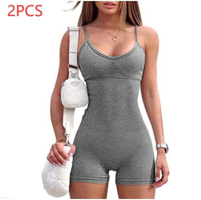 Body deportivo corto para mujer