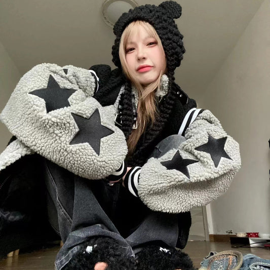 Cute abrigo de lana para mujer