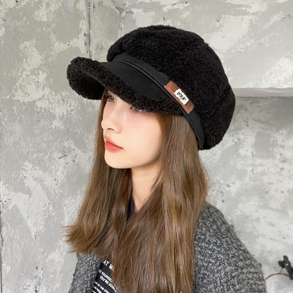 Gorra de lana gruesa y cálida