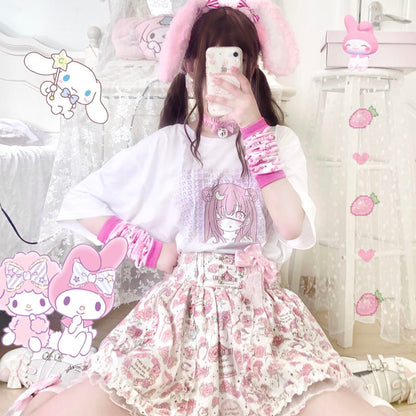 Camiseta de anime moon girl