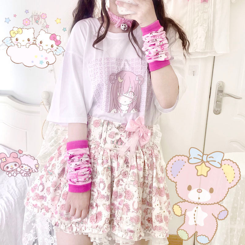 Camiseta de anime moon girl