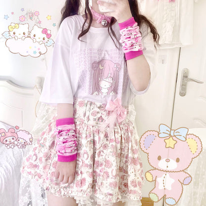 Camiseta de anime moon girl