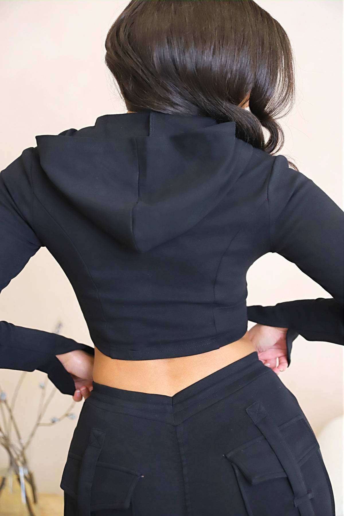 Conjunto Top + Pantalones tipo cargo para dama
