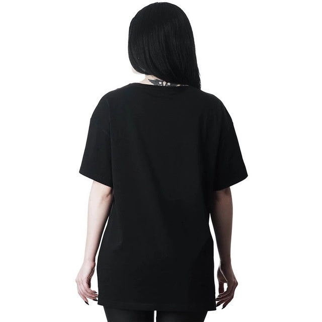 Camiseta oversize con estampado de anime