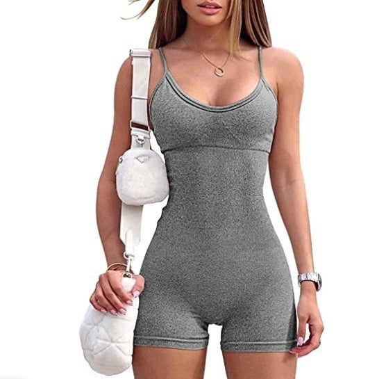 Body deportivo corto para mujer