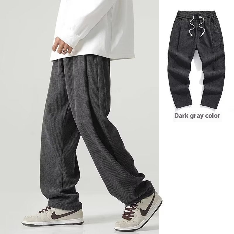 Pantalones casuales, holgados y de pierna ancha