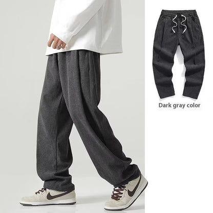 Pantalones casuales, holgados y de pierna ancha