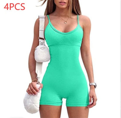 Body deportivo corto para mujer