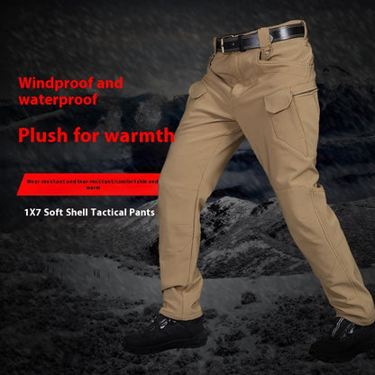 Pantalones tacticos impermeables para hombre