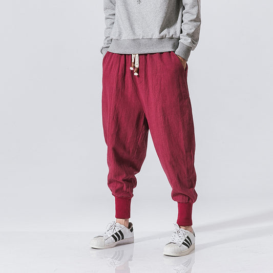 Pantalones de algodón Hip Hop Pants para hombre