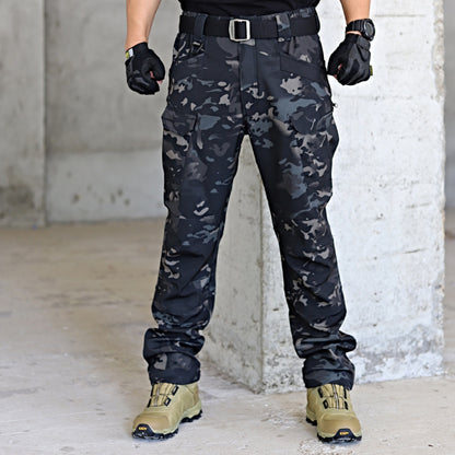 Pantalones tacticos impermeables para hombre