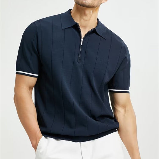 Camisa polo de manga corta de moda para hombre