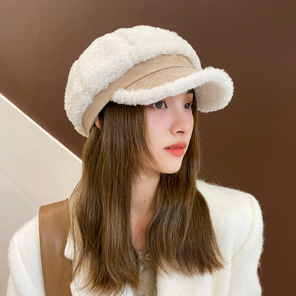 Gorra de lana gruesa y cálida