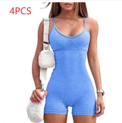 Body deportivo corto para mujer