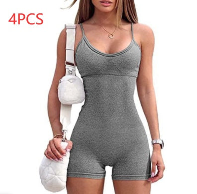 Body deportivo corto para mujer