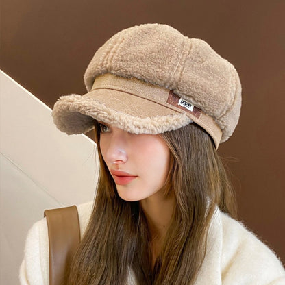 Gorra de lana gruesa y cálida
