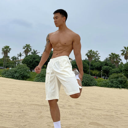 Pantalones cortos de entrenamiento holgados para hombre en tallas grandes