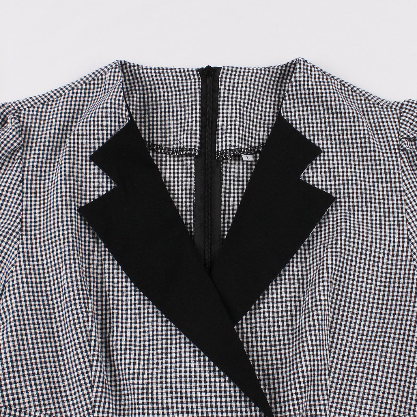 Vestido elegante retro de algodón para mujer