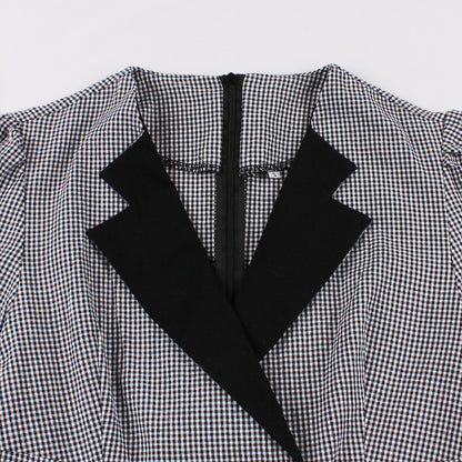 Vestido elegante retro de algodón para mujer