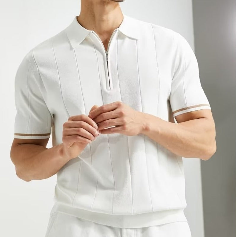 Camisa polo de manga corta de moda para hombre