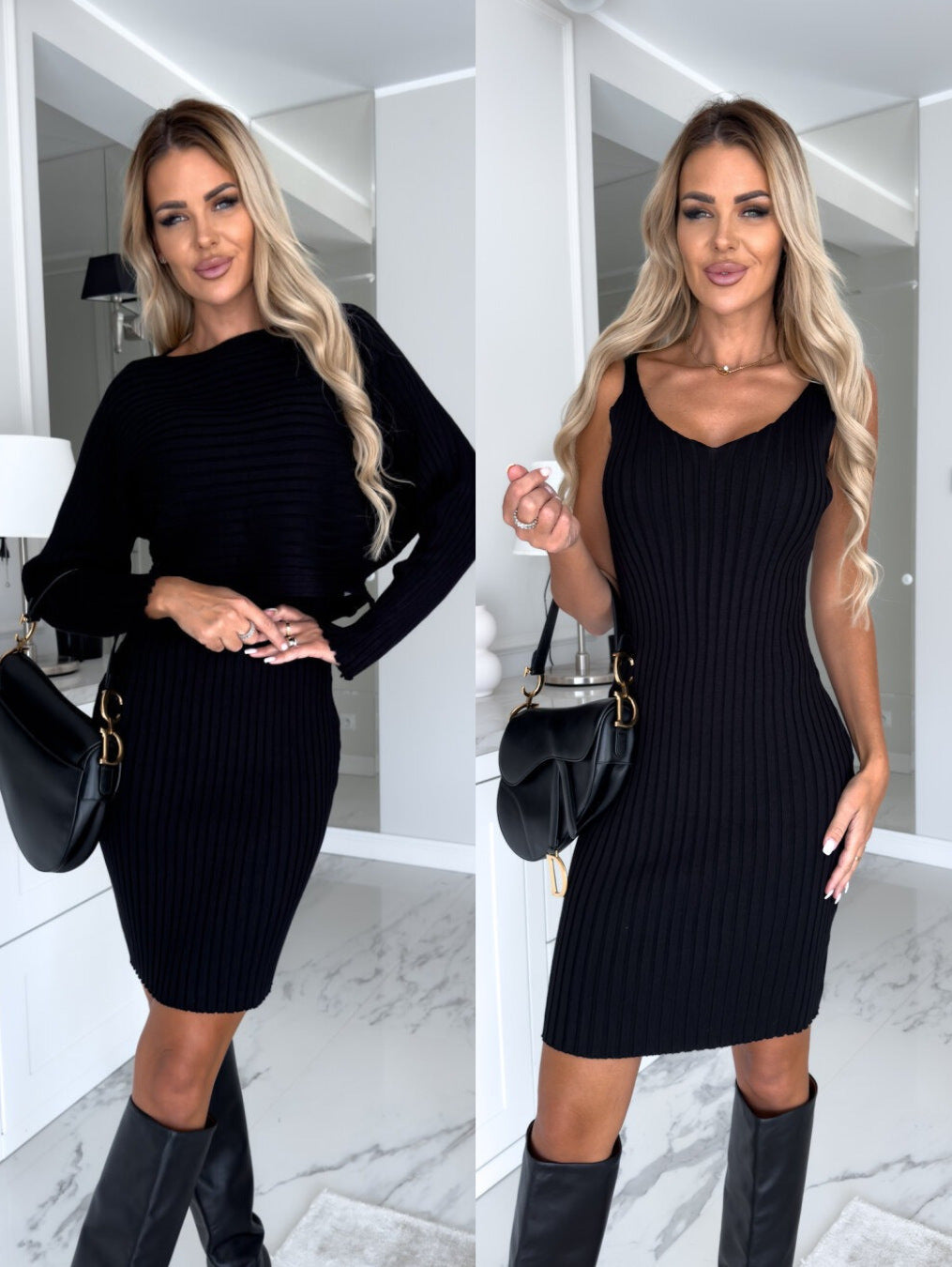 Conjunto de 2 pzs top y falda para mujer