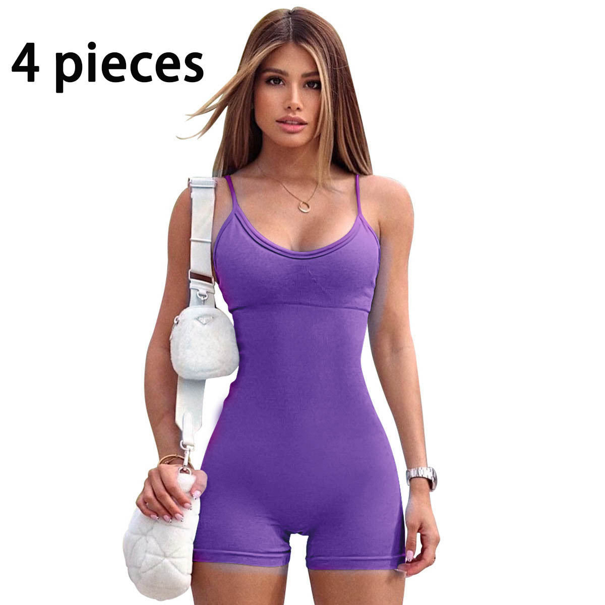 Body deportivo corto para mujer