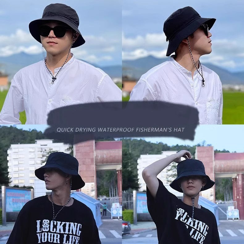 Sombrero de pescador plegable de verano para mujer y hombre